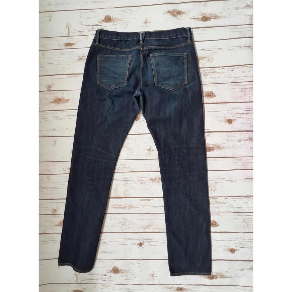 3x1 Dark Blue Cotton Straight Leg Denim Jeans with Button Fly - Size‎ 33 Waist - Picture 5 of 9